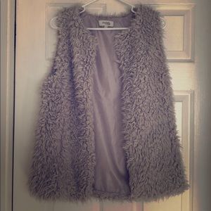 Fuzzy vest